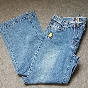 Rare 90's Vintage Women's JNCO wide leg jeans